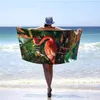 FEBE Strandtuch XXL 100x180 cm Flamingo Badetuch Groß 100% Produktbild-Vorschau 4
