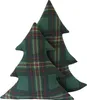Set Dekokissen in Form eines Weihnachtsbaums, grünes Produktbild-Vorschau 1