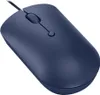 A dark blue computer mouse is shown from a slightly elevated angle against a white background. Produktbild-Vorschau