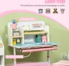 HOMCOM Schreibtisch- und Stuhl-Set für Kinder ab 3 Jahren, Produktbild-Vorschau 6