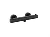 A black thermostat shower/bath filler faucet is shown against a white background. Produktbild-Vorschau