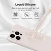 Tenké silikonové pouzdro pro iPhone 14 Pro měkký tekutý Náhled obrázku produktu 4