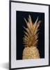 MuchoWow® Gerahmtes Poster Ananas - Gold - Farbe - Schwarz Produktbild-Vorschau 1