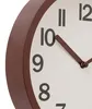 Klassische Wanduhr beige Ø 22 cm mit lesbaren Ziffern und Produktbild-Vorschau 3