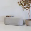 Giga Meubel Pouf Sarah - Stoff in beige - 100x50x38cm - Produktbild-Vorschau 5