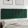 vidaXL Kopfteil-Kissen "Hanko" Dunkelgrün 120 cm Samt Produktbild-Vorschau 4