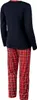Schlafanzug Damen Lang Pyjama 100% Baumwolle Zweiteiliges Produktbild-Vorschau 3