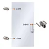inova Glastür 834 x 1972 mm, Welcome-Motiv, ESG, Beschlag Produktbild-Vorschau 4