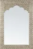 A rectangular mirror with an arched top, framed by intricate metalwork. Náhľad obrázku produktu