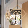 Lampa wisząca CARO 1xE27 15W drewno 145x8x50cm Sollux Podgląd zdjęcia produktu 14