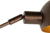 Design Stehlampe DunkelBronze mit Goldenen 5 Lichtern Produktbild-Vorschau 5