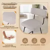 Sgabelli da bar girevoli, set da 2, beige, rivestimento in Anteprima dell’immagine prodotto 1