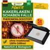 Schabenfalle Klebefalle mit Lockstoff -5x Fallen- Produktbild-Vorschau 1