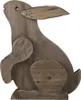 Clayre & Eef Figur Kaninchen 20x12x26 cm Braun Holz Produktbild-Vorschau 4