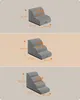 Feandrea Hundetreppe, 3 Stufen, Waffelcord, Haustiertreppe, Produktbild-Vorschau 6