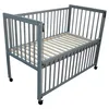 Kinderbett / Beistellbett / Wiege 3in1 120x60 cm grau Produktbild-Vorschau 5