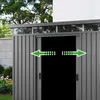 GFP Primeyard Gerätehaus Metall Gartenhaus 220x160x200 cm Produktbild-Vorschau 4