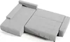 FEDVE Ecksofa Eckcouch DHAKA L Form Sofa mit Schlaffunktion Produktbild-Vorschau 3