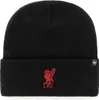 Liverpool FC Wollmütze LFC Haymaker schwarz Logo rot knit Produktbild-Vorschau 2