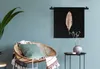 MuchoWow® Wandteppich Wandbehang Blatt - Gold - Rosa 60x60 Produktbild-Vorschau 4