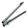 Two metal vacuum cleaner extension tubes are shown against a white background. Podgląd zdjęcia produktu