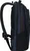 Side view of a blue and black backpack. Produktbild-Vorschau