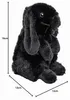 Uni-Toys - Králik baran čierny - 19 cm (výška) - plyšový Náhľad obrázku produktu 4
