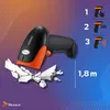Barcode-Scanner kabellos 1D 2D QR EAN WiFi USB REAGLE Produktbild-Vorschau 8