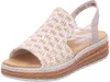 Rieker Damen Keil-Sandaletten Beige Voir les images du produit 38