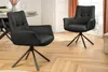 riess-ambiente Drehbarer Design Stuhl SIGNATURE schwarz Produktbild-Vorschau 5