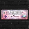 Nimm dir Zeit zu nähen Metallschild L in 10,5x28cm Produktbild-Vorschau 7