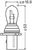 1x PSX26W OSRAM lampadina di parcheggio/posizione 12V 26W Anteprima dell’immagine prodotto 3