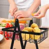 2-poziomowy kosz na owoce, wyjmowana etażerka na owoce Podgląd zdjęcia produktu 4