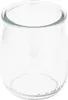 A clear glass jar on a white background. Náhled obrázku produktu