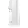 A side view of a white SodaStream soda maker with a clear bottle attached. Produktbild-Vorschau