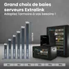 Extralink Lite Armoire Rack 19" 4U Murale 530 x 400 mm avec Voir les images du produit 4