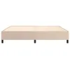 Boxspringbettgestell Cappuccino-Braun 200x200 cm Kunstleder Produktbild-Vorschau 4