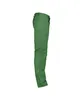 A green pair of work pants shown from the side. Produktbild-Vorschau