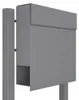 Standbriefkasten Manhattan in Grau Metallic Produktbild-Vorschau 1