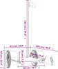 Fahrradanhänger Schwarz 126x63x34 cm Eisen Produktbild-Vorschau 10