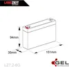 Langzeit Akku 6V 7,2Ah Batterie Blei Gel Kinderauto PEG Produktbild-Vorschau 3