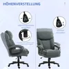 Krzesło biurowe HOMCOM, ergonomiczne krzesło biurkowe z Podgląd zdjęcia produktu 5