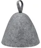 Saunahut Aus Filz - Saunakappe Grau - Unisex - 100% Wolle - Produktbild-Vorschau 2