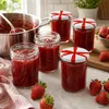 50er Set Marmeladenglas 435ml Einmachglas TO82 Schleifen Produktbild-Vorschau 2