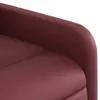 Massagesessel mit Aufstehhilfe Weinrot Kunstleder Produktbild-Vorschau 10