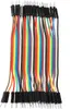 3pcs Colorful 10cm Jumper Wires Kit 40pin M to F / 40pin M Voir les images du produit 1