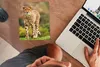 MuchoWow® Mauspad Mousepad Wildtiere - Gras - Leopard - Produktbild-Vorschau 3