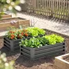 Outsunny 2er-Set Hochbeet Blumenhochbeet Produktbild-Vorschau 2