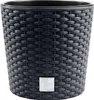 Kvetináč Rato Pletený tmavosivý 30 cm Náhľad obrázku produktu 2