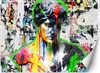 Vlies fototapete Pop-Art-Skulptur 300x210 cm Feeby Bunt Produktbild-Vorschau 1